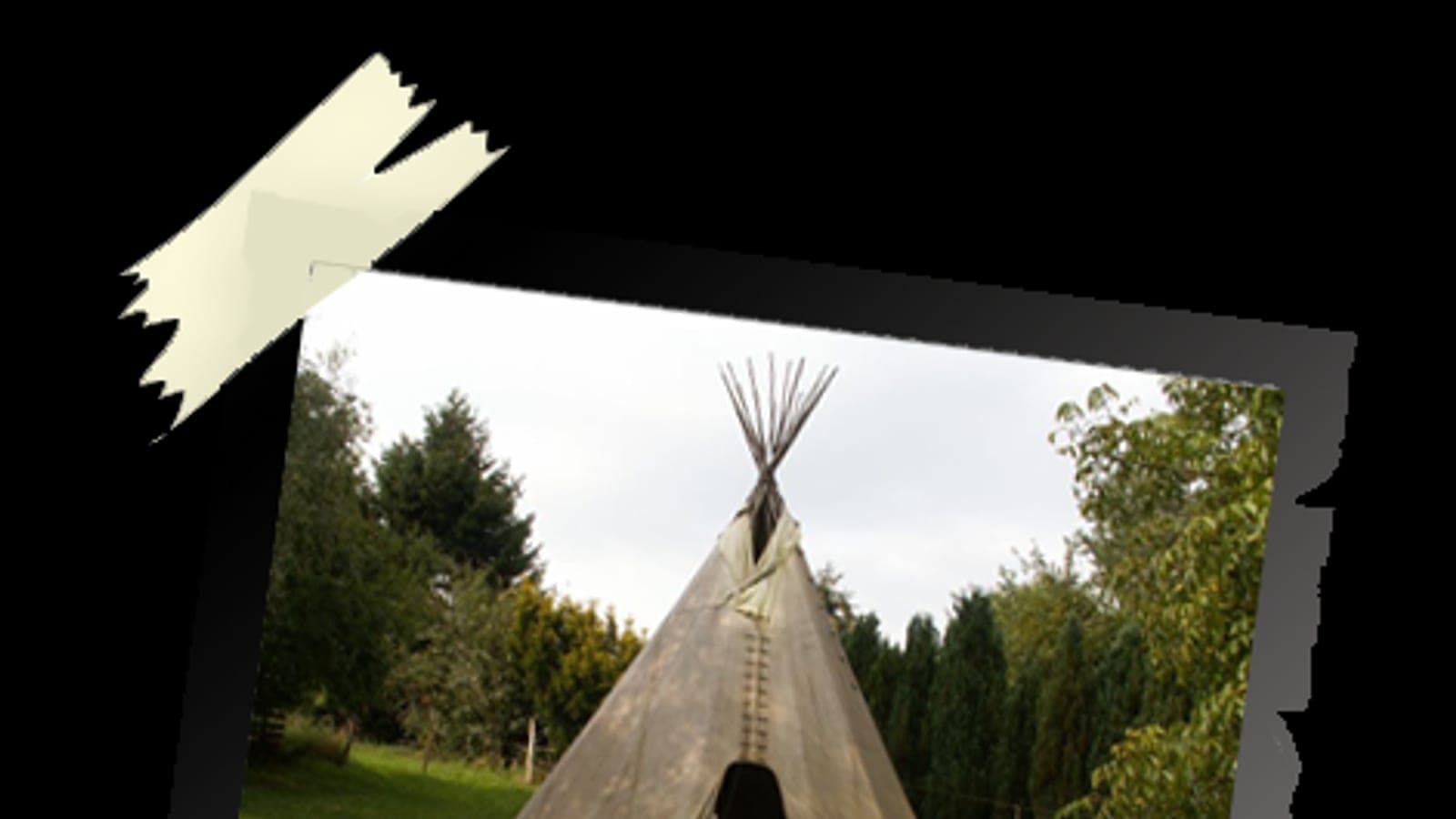 Chu'mani tipi outdoor adventure setting